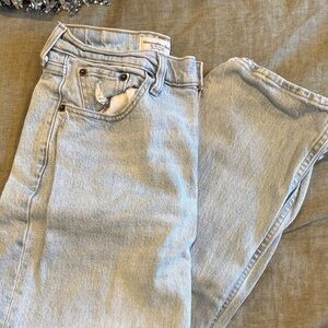 Abercrombie & Fitch - 90s straight ultra high rise curve love